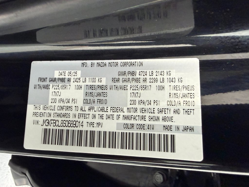 Certified 2025 MAZDA CX-5 AWD 2.5 S w/ Preferred Package image 55