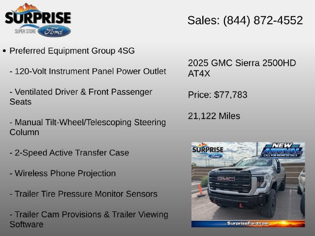 Used 2025 GMC Sierra 2500 AT4X AWD/4WD image 16