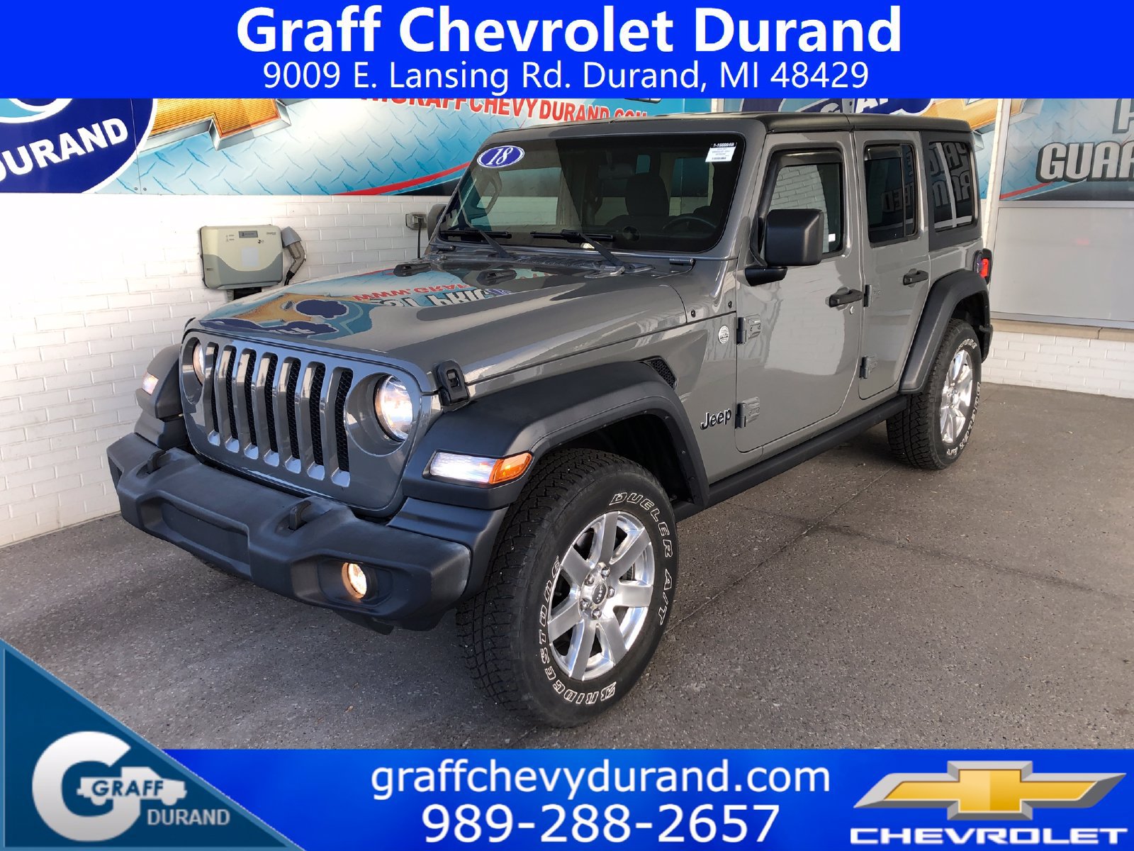 Used 2018 Jeep Wrangler Unlimited Sport S AWD/4WD image 1
