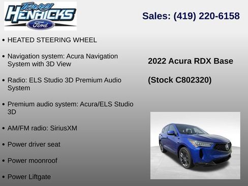 Used 2022 Acura RDX A-Spec AWD/4WD image 12
