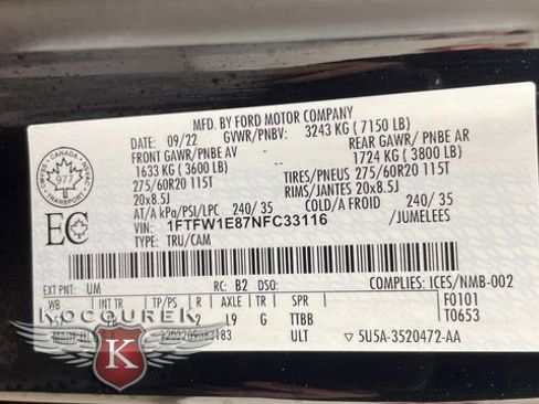 Used 2022 Ford F150 XLT w/ Equipment Group 302A High image 26