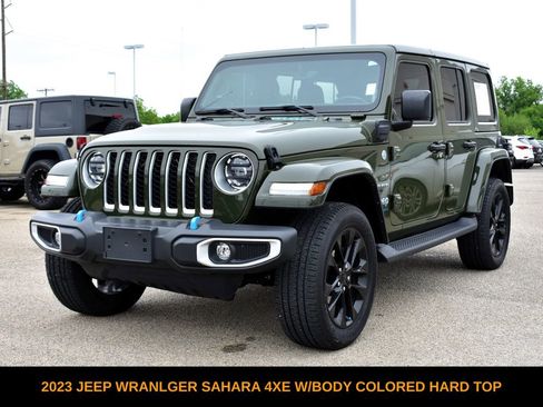 Used 2023 Jeep Wrangler Unlimited Sahara w/ Cold Weather Group AWD/4WD image 1