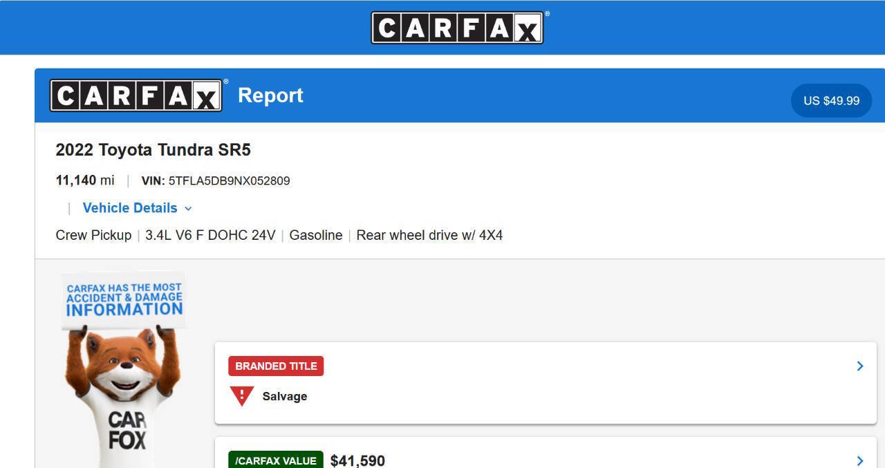 Used 2022 Toyota Tundra SR5 AWD/4WD image 68