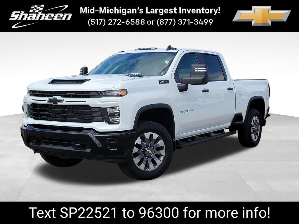 Used 2024 Chevrolet Silverado 2500 Custom w/ Custom Value Package AWD/4WD 360° Tour
