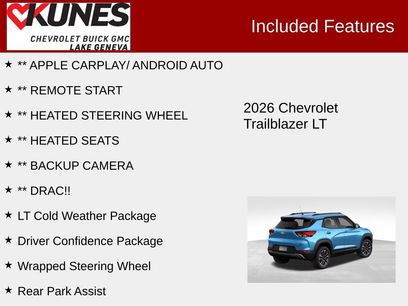 New 2026 Chevrolet TrailBlazer LT w/ LT Cold Weather Package