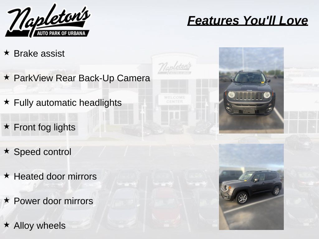 Used 2016 Jeep Renegade Latitude AWD/4WD image 6
