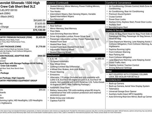 Certified 2023 Chevrolet Silverado 1500 High Country w/ High Country Premium Package AWD/4WD image 4