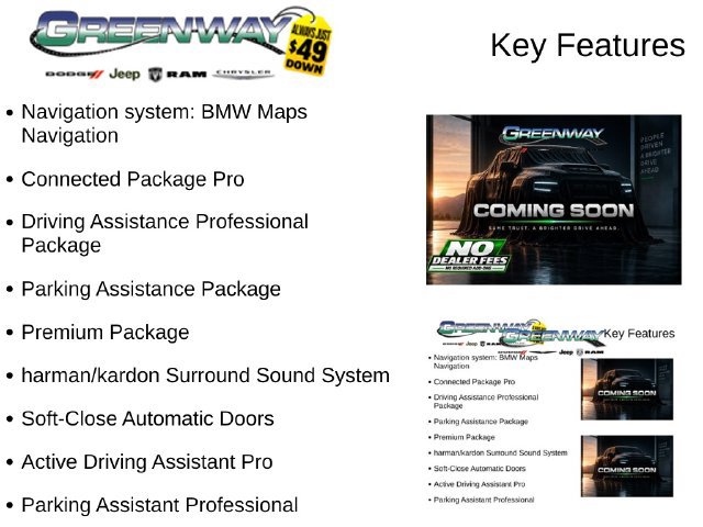 Used 2023 BMW X7 xDrive40i w/ Premium Package AWD/4WD image 2