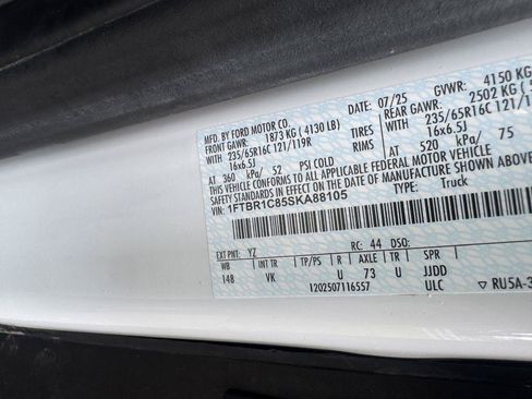 Used 2025 Ford Transit 250 148 Medium Roof RWD image 14