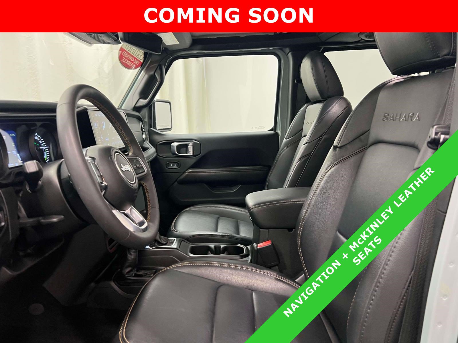 Used 2024 Jeep Wrangler Unlimited Sahara w/ Technology Group AWD/4WD image 16