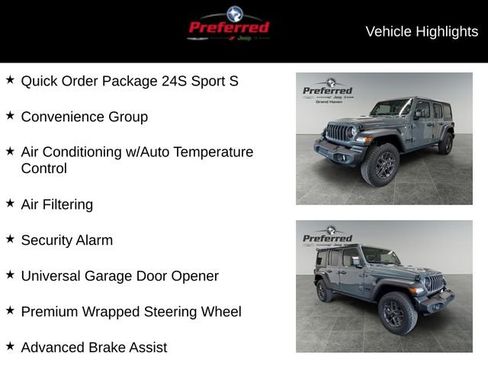 New 2025 Jeep Wrangler Sport S image 11