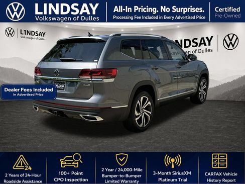 Used 2022 Volkswagen Atlas SEL AWD/4WD image 8