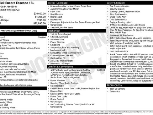 Used 2018 Buick Encore Essence image 4