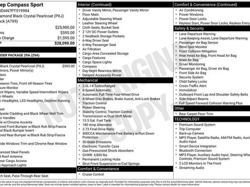 Used 2023 Jeep Compass Sport AWD/4WD image 9
