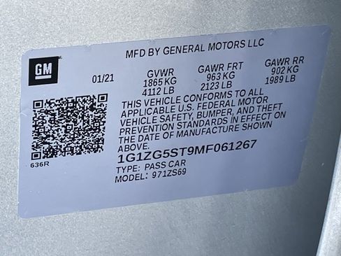 Used 2021 Chevrolet Malibu RS image 33