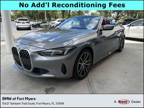 Used 2025 BMW 430i Convertible w/ Premium Package RWD image 1