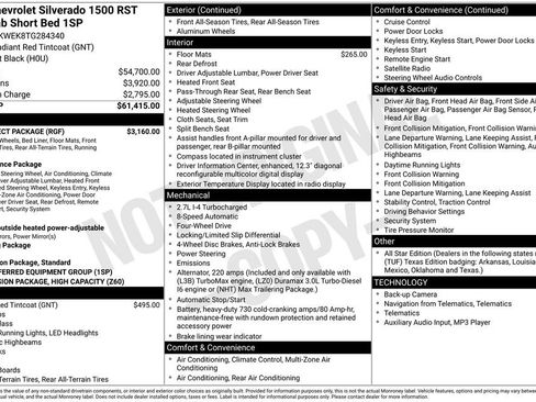 New 2026 Chevrolet Silverado 1500 RST w/ RST Select Package AWD/4WD image 4