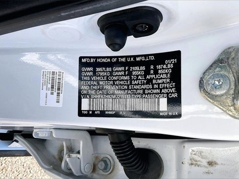 Used 2021 Honda Civic Sport Touring image 16