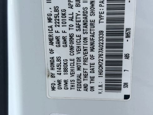 Used 2007 Honda Accord EX image 28