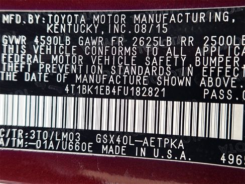 Used 2015 Toyota Avalon Limited image 34