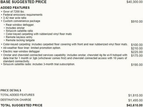 Certified 2019 Chevrolet Silverado 1500 Custom w/ Custom Convenience Package AWD/4WD image 2