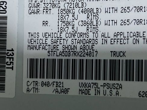 Used 2024 Toyota Tundra SR5 w/ TRD Off-Road Package AWD/4WD image 28