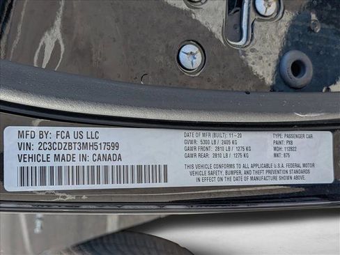 Used 2021 Dodge Challenger R/T w/ Blacktop Package image 22