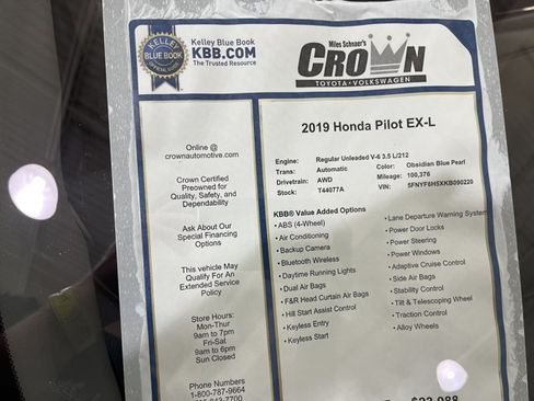 Used 2019 Honda Pilot EX-L image 39