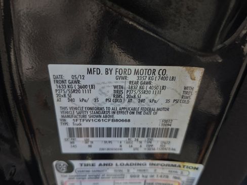 Used 2012 Ford F150 Platinum image 23