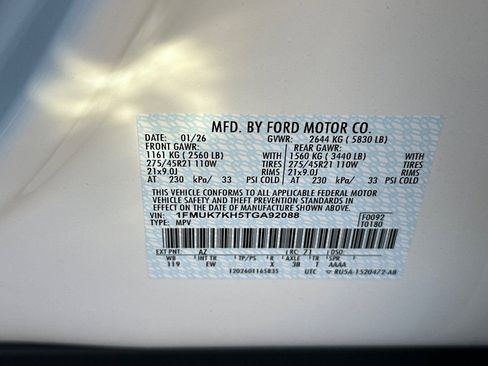 New 2026 Ford Explorer ST-Line w/ ST-Line Street Pack image 23