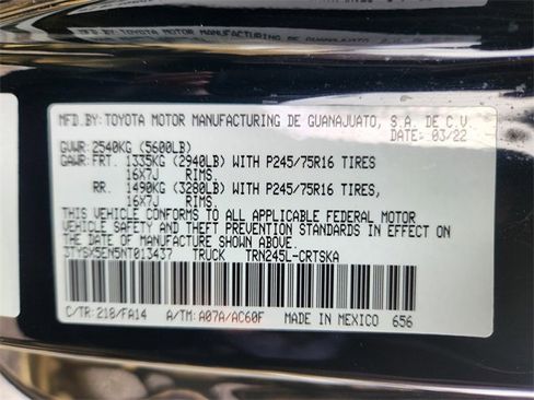 Used 2022 Toyota Tacoma SR image 30