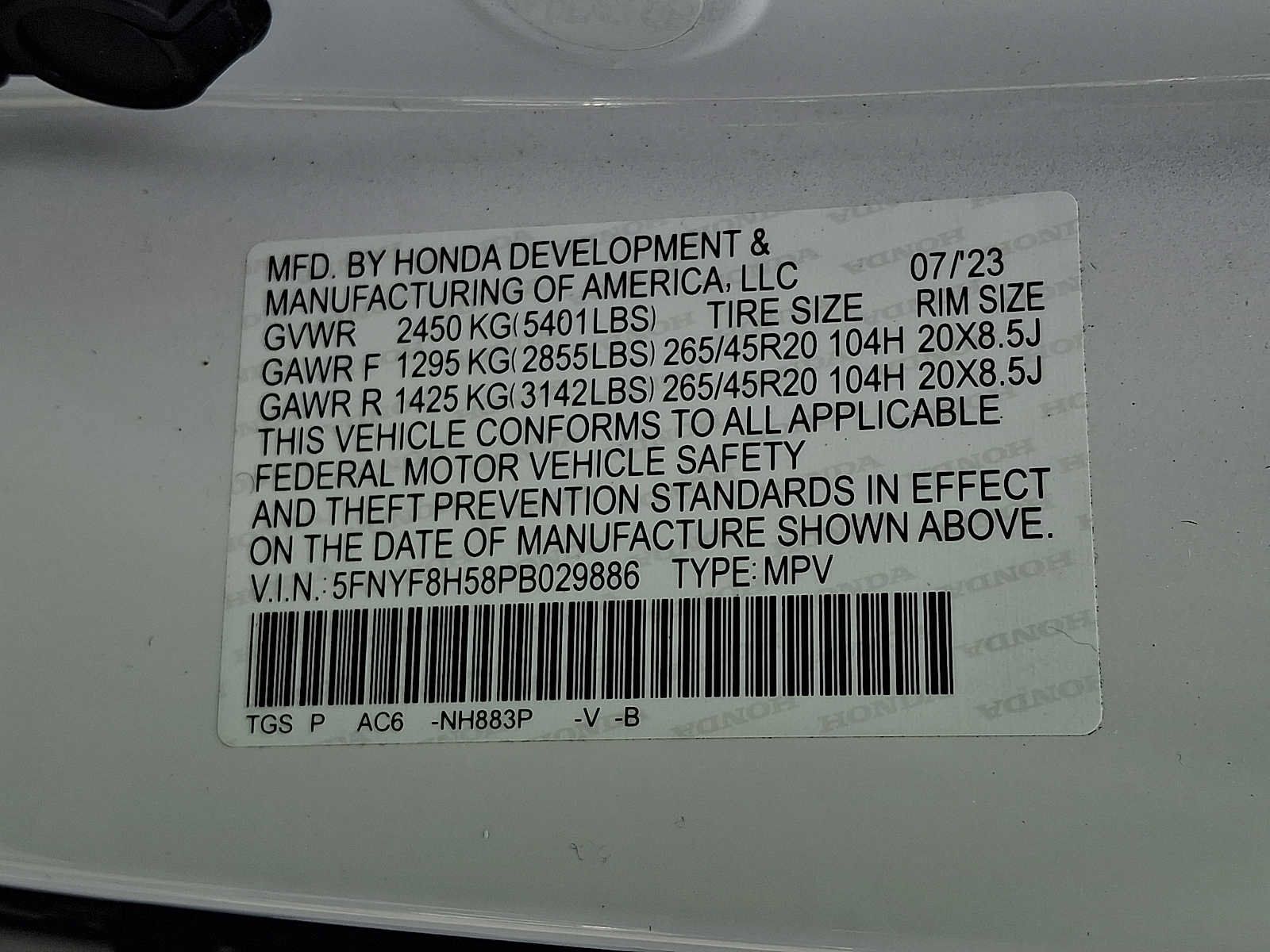 Used 2023 Honda Passport EX-L image 30