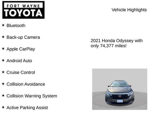 Used 2021 Honda Odyssey EX-L image 7