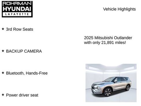 Used 2025 Mitsubishi Outlander SE FWD image 7