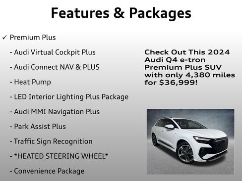 Used 2024 Audi Q4 e-tron Premium Plus w/ Premium Plus image 24