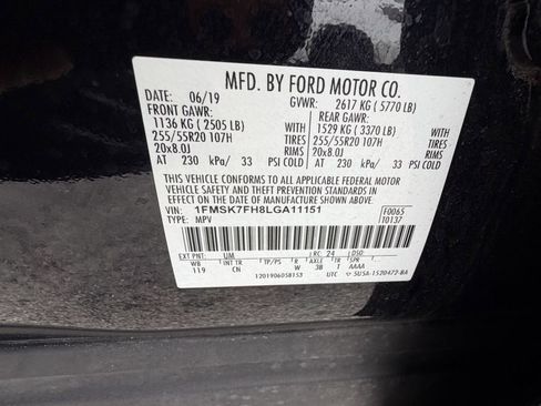 Used 2020 Ford Explorer Limited w/ Class III Trailer Tow Package RWD image 33