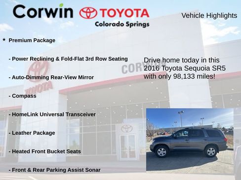 Used 2016 Toyota Sequoia SR5 image 6