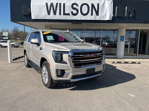 Used 2021 GMC Yukon SLT w/ SLT Luxury Plus Package image 1