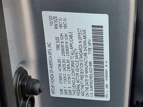 Used 2020 Honda CR-V EX-L image 26