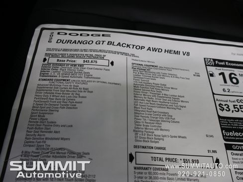 New 2026 Dodge Durango GT AWD/4WD image 40