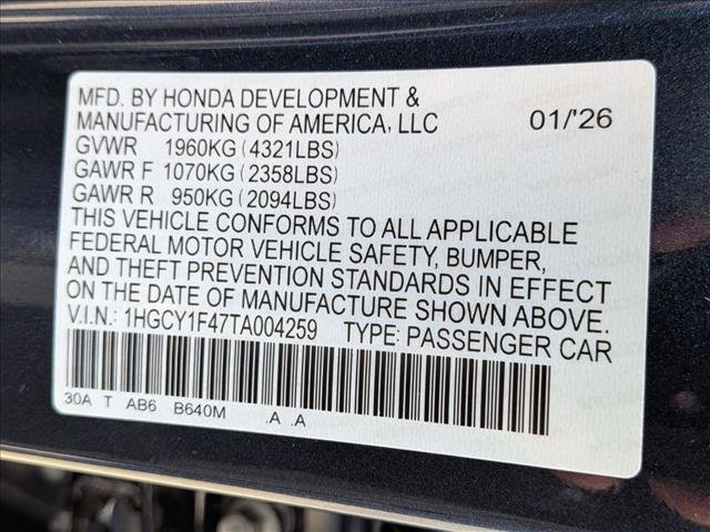 New 2026 Honda Accord SE image 19