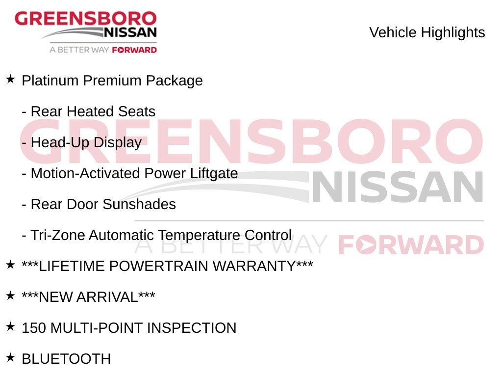 Used 2024 Nissan Rogue Platinum w/ Platinum Premium Package FWD image 9