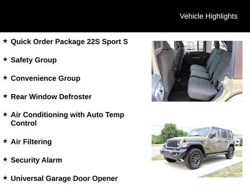 Used 2026 Jeep Wrangler Unlimited Sport AWD/4WD image 4