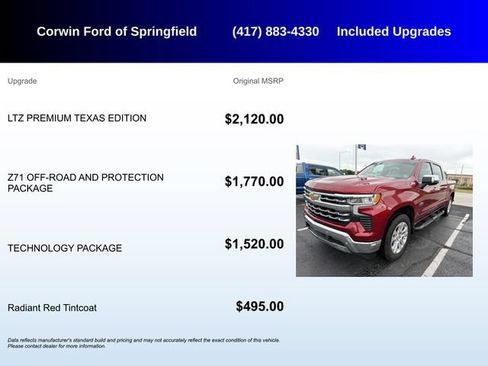 Used 2023 Chevrolet Silverado 1500 LTZ w/ LTZ Premium Texas Edition AWD/4WD image 5