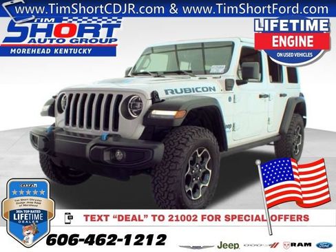 Used 2022 Jeep Wrangler Unlimited Rubicon 4xe w/ Cold Weather Group AWD/4WD image 1