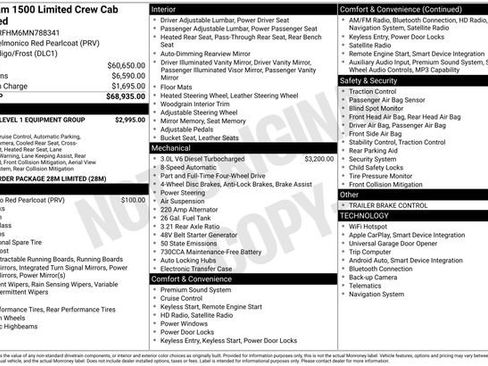 Used 2021 RAM 1500 Limited AWD/4WD image 24