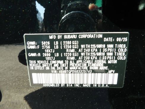 Used 2025 Subaru Outback Touring XT w/ Popular Package #2 image 32