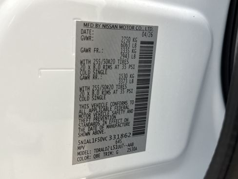 Certified 2027 INFINITI QX60 Luxe w/ Family Package FWD image 27