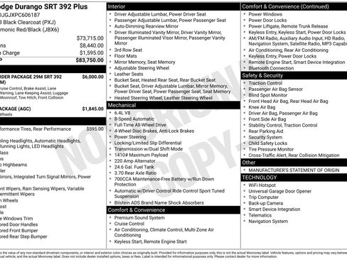 Used 2023 Dodge Durango SRT AWD/4WD image 28