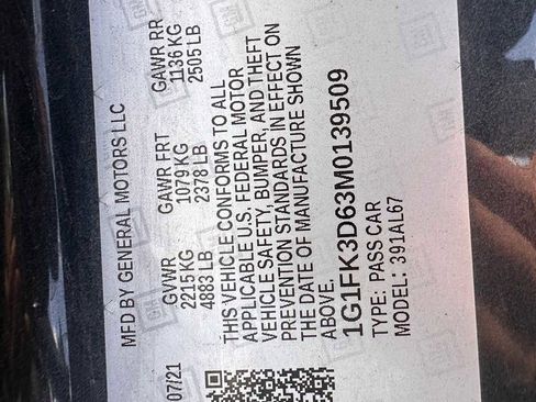 Used 2021 Chevrolet Camaro ZL1 w/ LPO, ZL1 Protection Package image 22